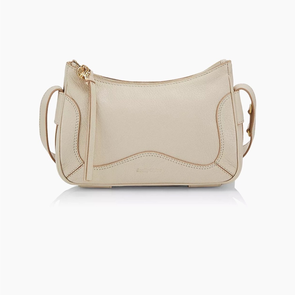 NWT See By Chloe Hana Mini Leather Hobo Bag - Cement Beige